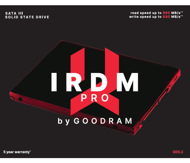 GOODRAM 1TB 2,5" SATA SSD IRDM PRO GEN. 2 - 535242 - zdjęcie 4